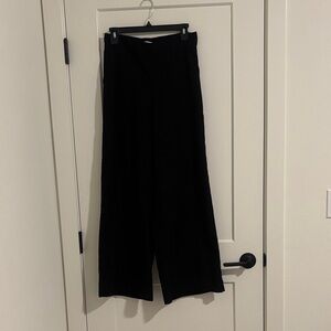Elegant Black Wide leg Pants size M